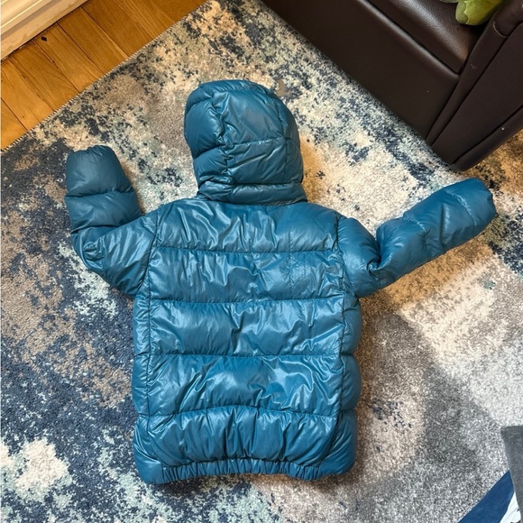 Patagonia Teal and Coral Hooded Jacket - Picture 2 of 4